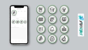 کاور هایلایت نقاشی برای پیج اینستاگرام